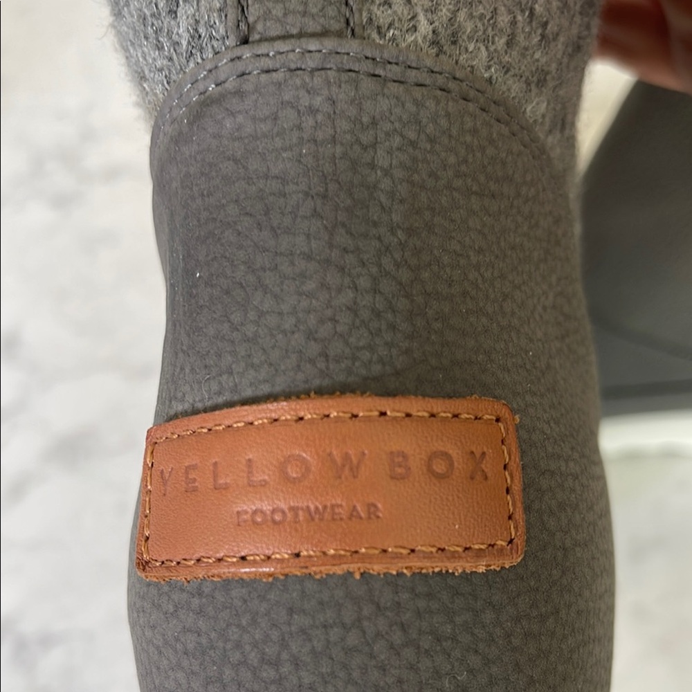 Yellow Box Gray Ankle Boots - Picture 2 of 5